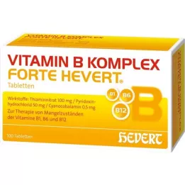 VITAMIN B KOMPLEX forte Hevert tabletter, 100 st