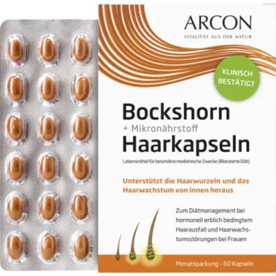 BOCKSHORN+mikronäringsämnen hårkapslar Tisane plus, 60 st