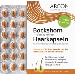 BOCKSHORN+Hårkapslar med mikronäringsämnen Tisane plus, 180 st