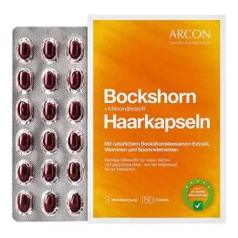 BOCKSHORN+Hårkapslar med mikronäringsämnen Tisane plus, 180 st
