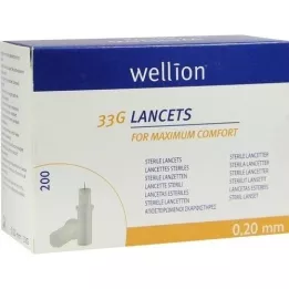 WELLION Lancetter 33 G, 200 st