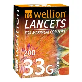 WELLION Lancetter 33 G, 200 st