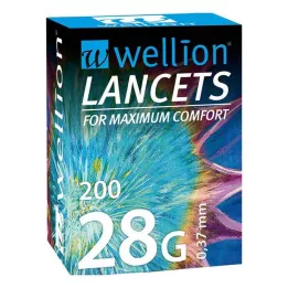 WELLION Lancetter 28 G, 200 st