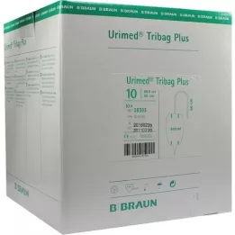 URIMED Tribag Plus Urine Leg Sleeve 800ml 60cm ster., 10 st