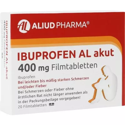 IBUPROFEN AL akut 400 mg filmdragerade tabletter, 20 st