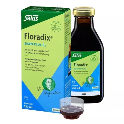 FLORADIX Järn plus B12 vegansk tonic, 250 ml FLORADIX Järn plus B12 vegansk tonic, 250 ml
