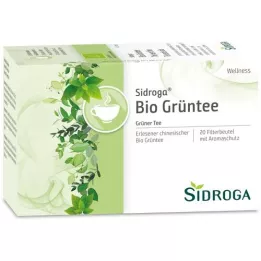 SIDROGA Wellness grönt te filterpåse, 20X1,7 g