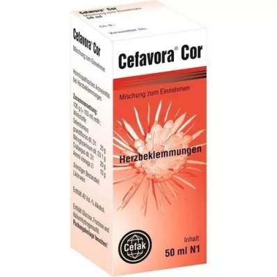 CEFAVORA Cor droppar, 50 ml