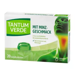 TANTUM VERDE 3 mg sugtablett med mintsmak, 20 st