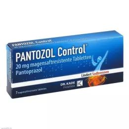PANTOZOL Control 20 mg enterotabletter, 7 st