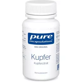 PURE ENCAPSULATIONS Koppar Koppar Citrat Kapslar, 60 Kapslar