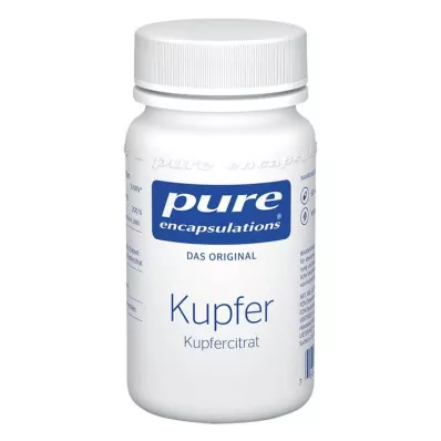 PURE ENCAPSULATIONS Koppar Koppar Citrat Kapslar, 60 Kapslar