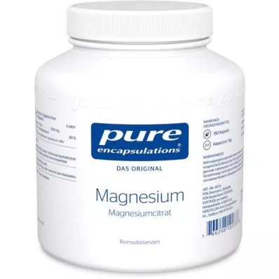 PURE ENCAPSULATIONS Magnesium Magn. citrat kapslar, 180 st