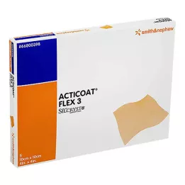 ACTICOAT Flex 3 10x10 cm förband, 5 st