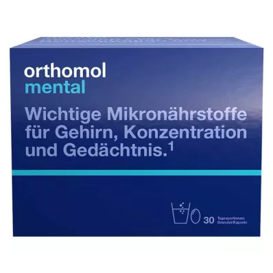 ORTHOMOL mentala granuler/kapslar 30 dagar kombip., 30 st