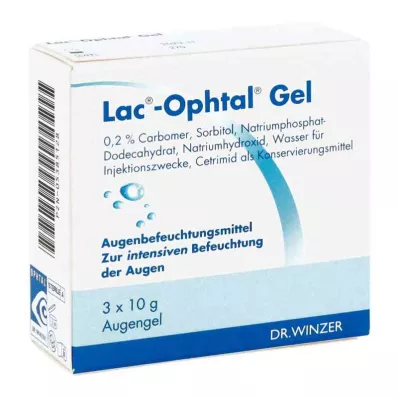LAC OPHTAL Gel, 3X10 g