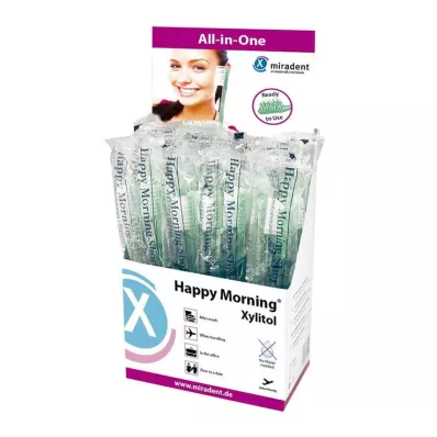 MIRADENT Engångstandborste Happy Morning Xylitol, 50 st
