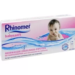 RHINOMER babysanft havsvatten 5 ml engångsdos pip., 20X5 ml