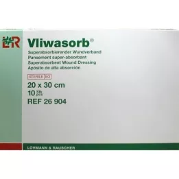 VLIWASORB superabsorb.absorb.comp.sterile 20x30 cm, 10 st