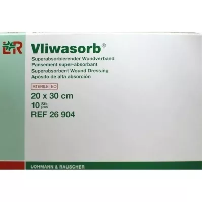 VLIWASORB superabsorb.absorb.comp.sterile 20x30 cm, 10 st