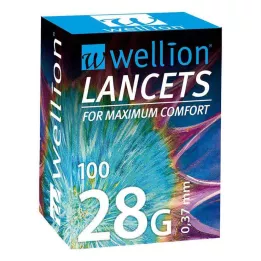 WELLION Lancetter 28 G, 100 st