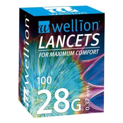 WELLION Lancetter 28 G, 100 st