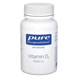 PURE ENCAPSULATIONS Vitamin D3 1000 I.U. kapslar, 120 kapslar