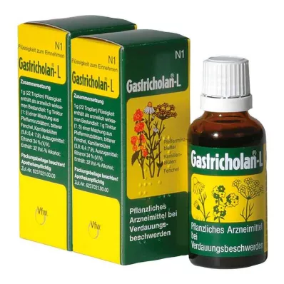 GASTRICHOLAN-L Oral vätska, 2X50 ml GASTRICHOLAN-L Oral vätska, 2X50 ml