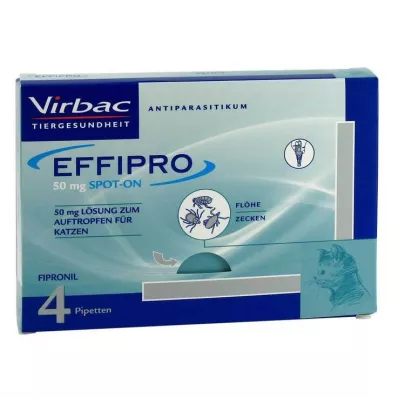 EFFIPRO 50 mg lösning för katter, 4 st EFFIPRO 50 mg lösning för katter, 4 st