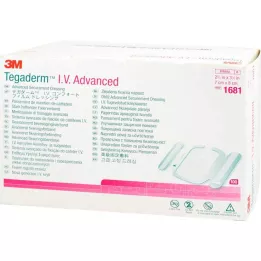 TEGADERM 3M I.V. Avancerad fixering V.7x8 cm 1681, 100 st