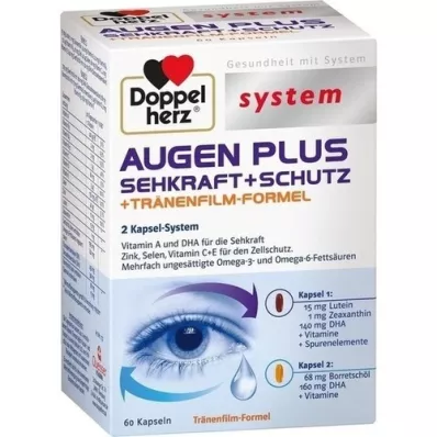 DOPPELHERZ Eyes plus vision+protection system kapslar, 60 st