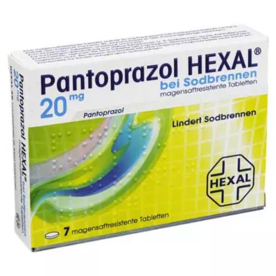 Pantoprazole Hexal b. Halsbränna mag-resistenta tabletter, 7 st Pantoprazole Hexal b. Halsbränna mag-resistenta tabletter, 7 st