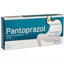 PANTOPRAZOL HEXAL b.Halsbränna enterotabletter, 14 st