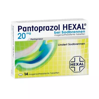 Pantoprazole Hexal b. Halsbränna mag-resistenta tabletter, 14 st Pantoprazole Hexal b. Halsbränna mag-resistenta tabletter, 14 st