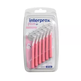 INTERPROX plus nano rosa mellanrumsborste, 6 st