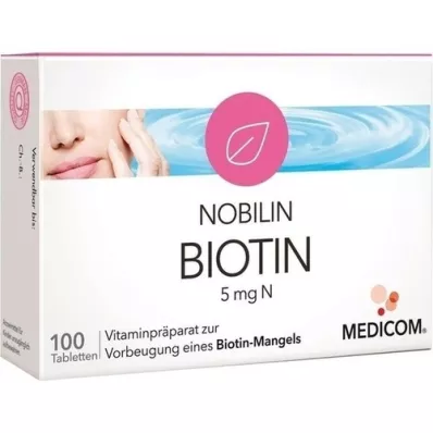 NOBILIN Biotin 5 mg N tabletter, 100 st