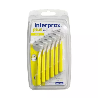 INTERPROX plus gul mellanrumsborste mini, 6 st