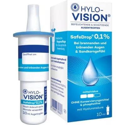 HYLO-VISION SafeDrop 0,1% ögondroppar, 10 ml