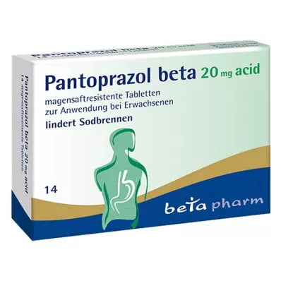 Pantoprazol beta 20 mg syra gastroresistenta tabletter, 14 st