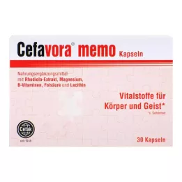 CEFAVORA memo mjuka gelatinkapslar, 30 st