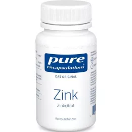 PURE ENCAPSULATIONS Zink Zinkcitrat Kapslar, 60 Kapslar