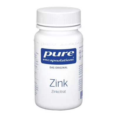 PURE ENCAPSULATIONS Zink Zinkcitrat Kapslar, 60 Kapslar