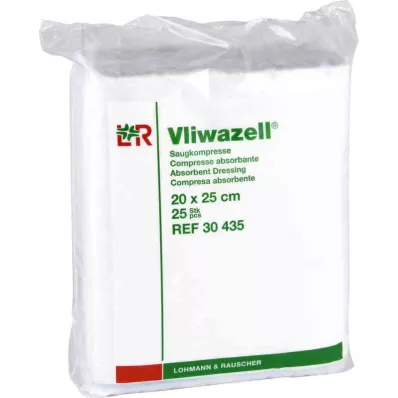 VLIWAZELL Absorberande kompresser, icke-sterila 20x25 cm, 25 st VLIWAZELL Absorberande kompresser, icke-sterila 20x25 cm, 25 st