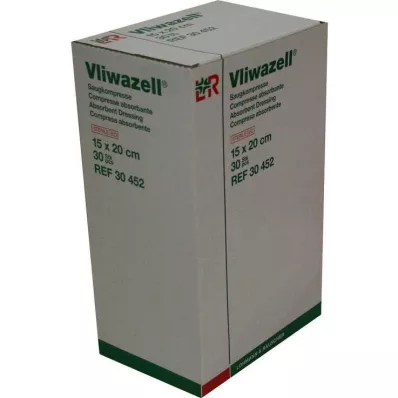 VLIWAZELL Absorberande kompresser sterila 15x20 cm, 30 st VLIWAZELL Absorberande kompresser sterila 15x20 cm, 30 st