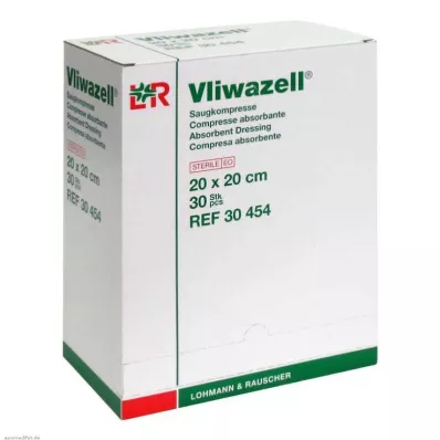 VLIWAZELL Absorberande kompresser sterila 20x20 cm, 30 st