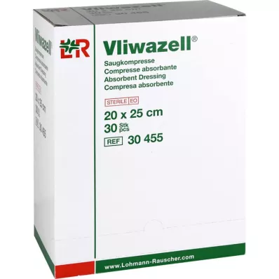 VLIWAZELL Absorberande kompresser sterila 20x25 cm, 30 st