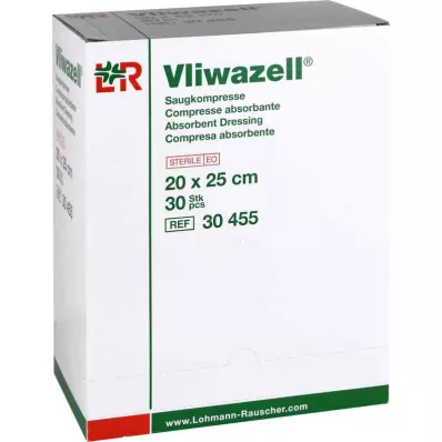 VLIWAZELL Absorberande kompresser sterila 20x25 cm, 30 st VLIWAZELL Absorberande kompresser sterila 20x25 cm, 30 st