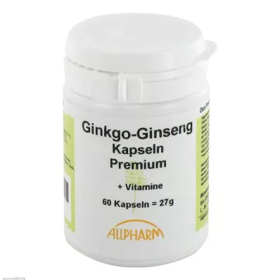 GINKGO+GINSENG Premiumkapslar, 60 st GINKGO+GINSENG Premiumkapslar, 60 st