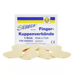 SENADA Fingertoppsbandage 4x7 cm, 4 st