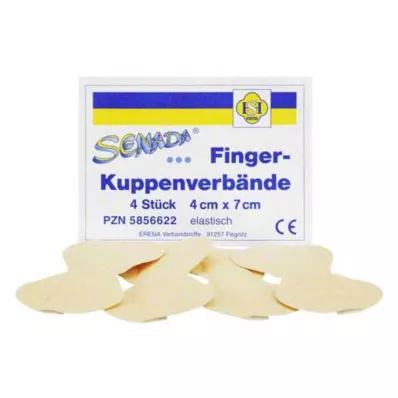 SENADA Fingertoppsbandage 4x7 cm, 4 st SENADA Fingertoppsbandage 4x7 cm, 4 st